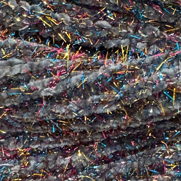 Fashion Apparel & Accessories Blue Multi-sparkle Sleeveless Hoodie Cardigan- S/M - Picture 13 of 13